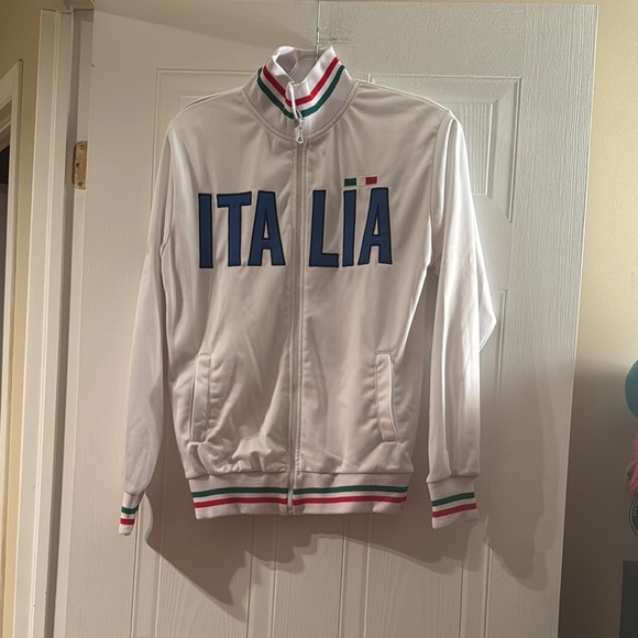 volare Sweaters - Italia White Track sweater